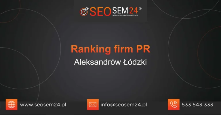 Ranking firm PR Aleksandrów Łódzki