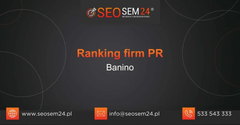 Ranking firm PR Banino