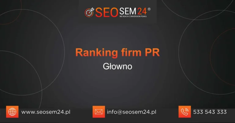 Ranking firm PR Głowno