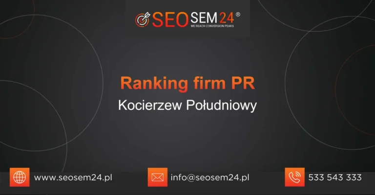 Ranking firm PR Kocierzew Południowy