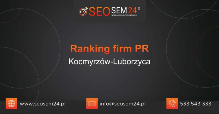 Ranking firm PR Kocmyrzów-Luborzyca