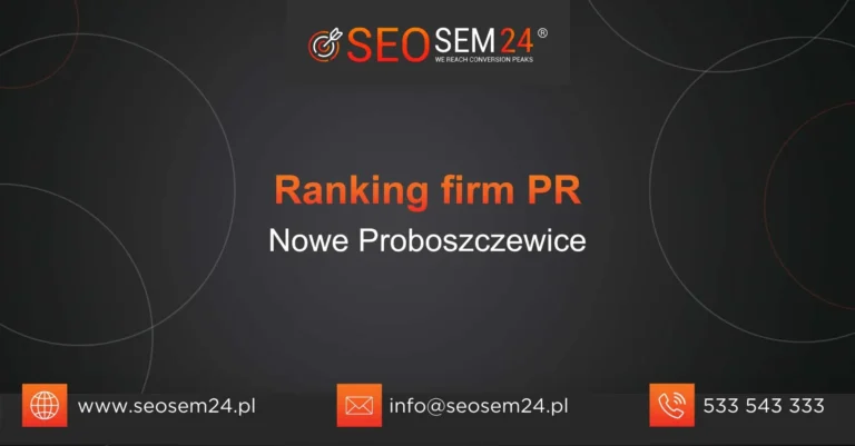 Ranking firm PR Nowe Proboszczewice