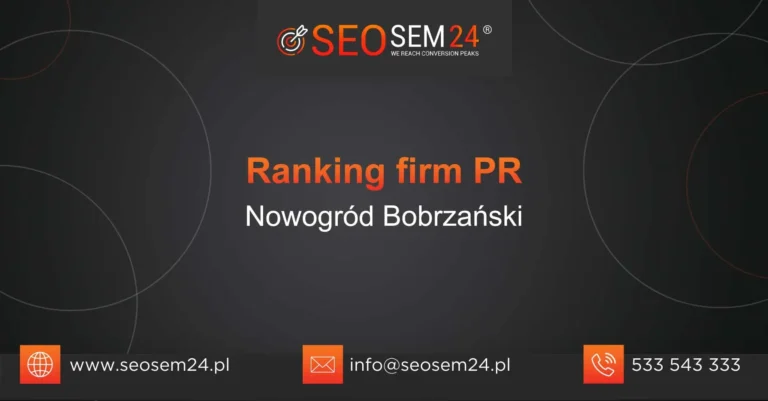 Ranking firm PR Nowogród Bobrzański