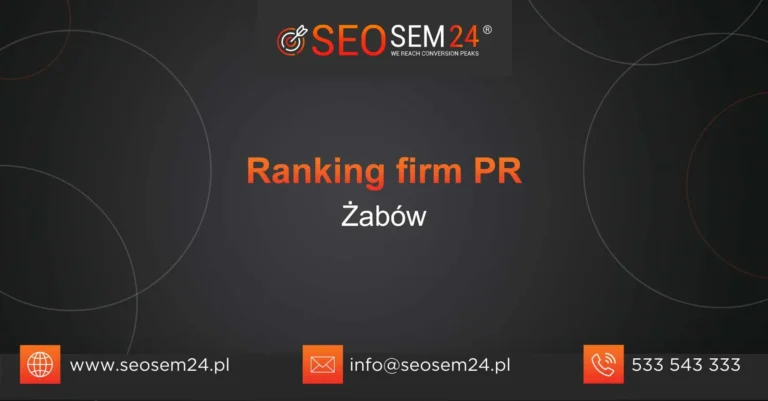 Ranking firm PR Żabów