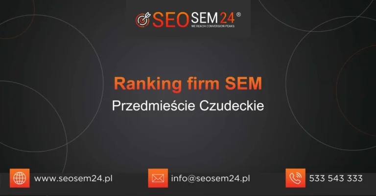 Ranking firm SEM Przedmieście Czudeckie