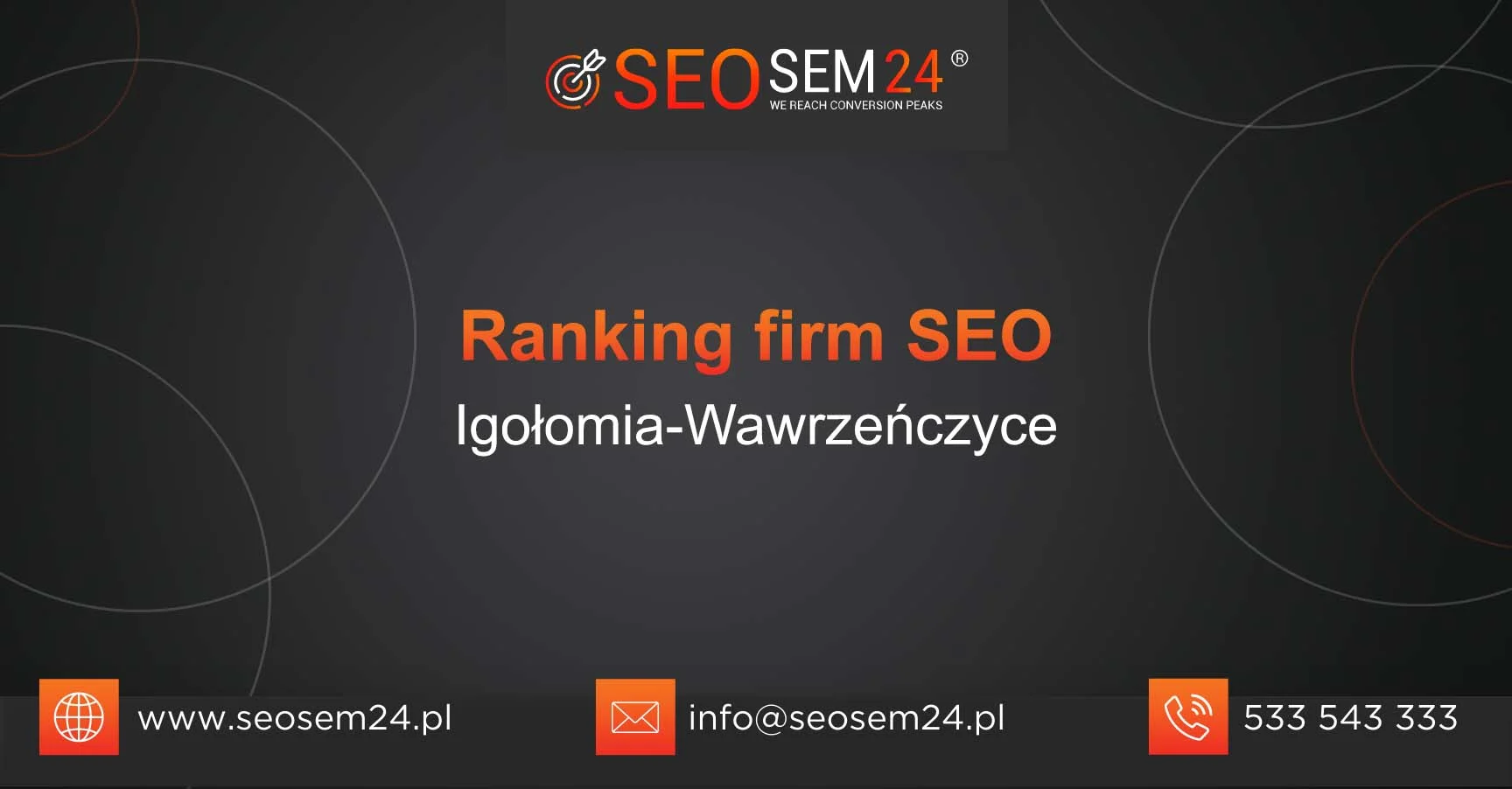 Ranking firm SEO Igołomia-Wawrzeńczyce