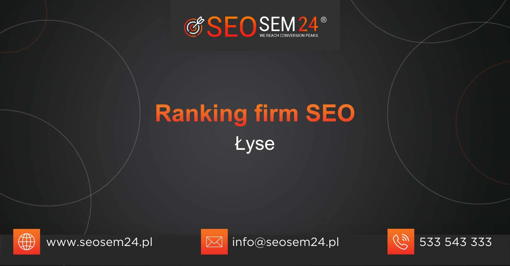 Ranking firm SEO Łyse