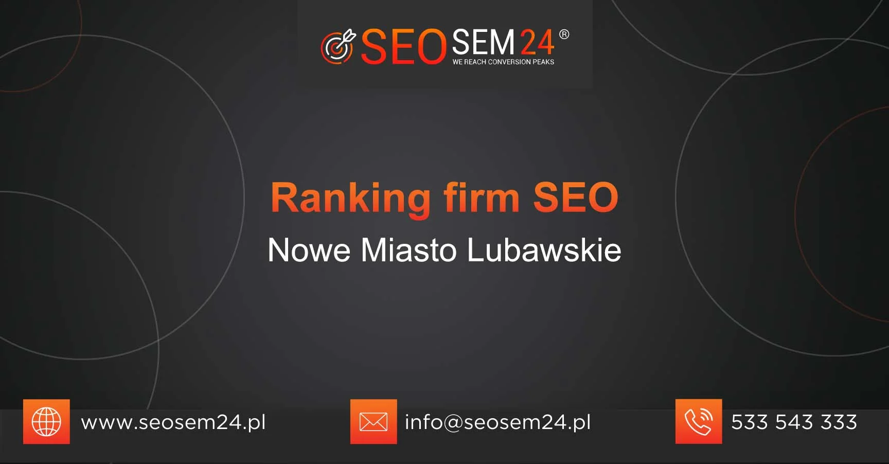 Ranking firm SEO Nowe Miasto Lubawskie