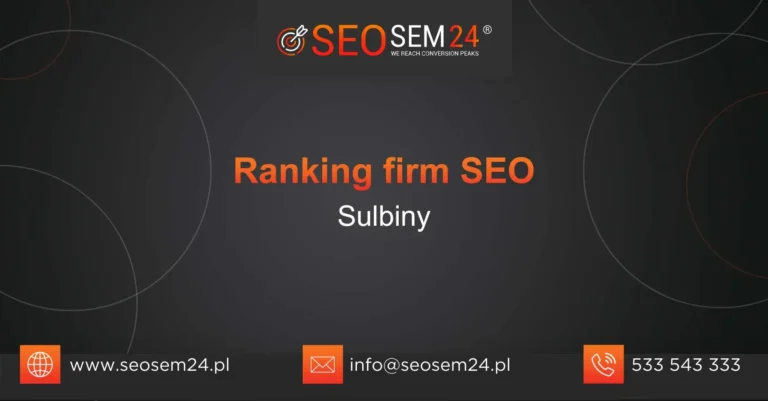 Ranking firm SEO Sulbiny