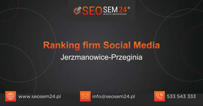 Ranking firm social media Jerzmanowice-Przeginia