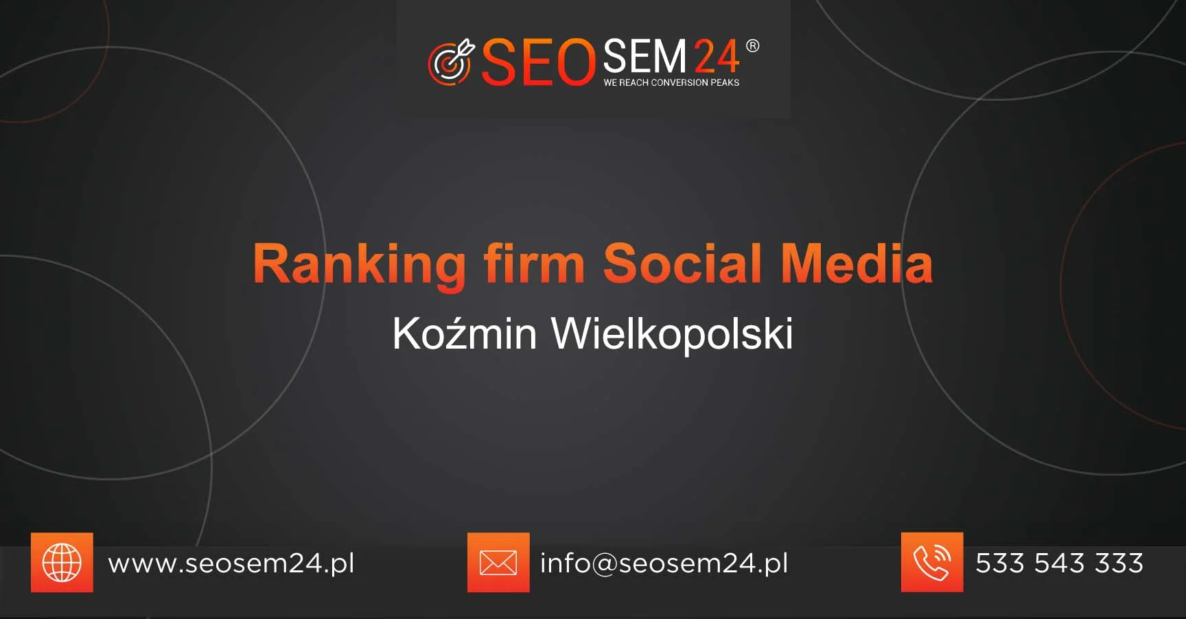 Ranking firm social media Zabierzów