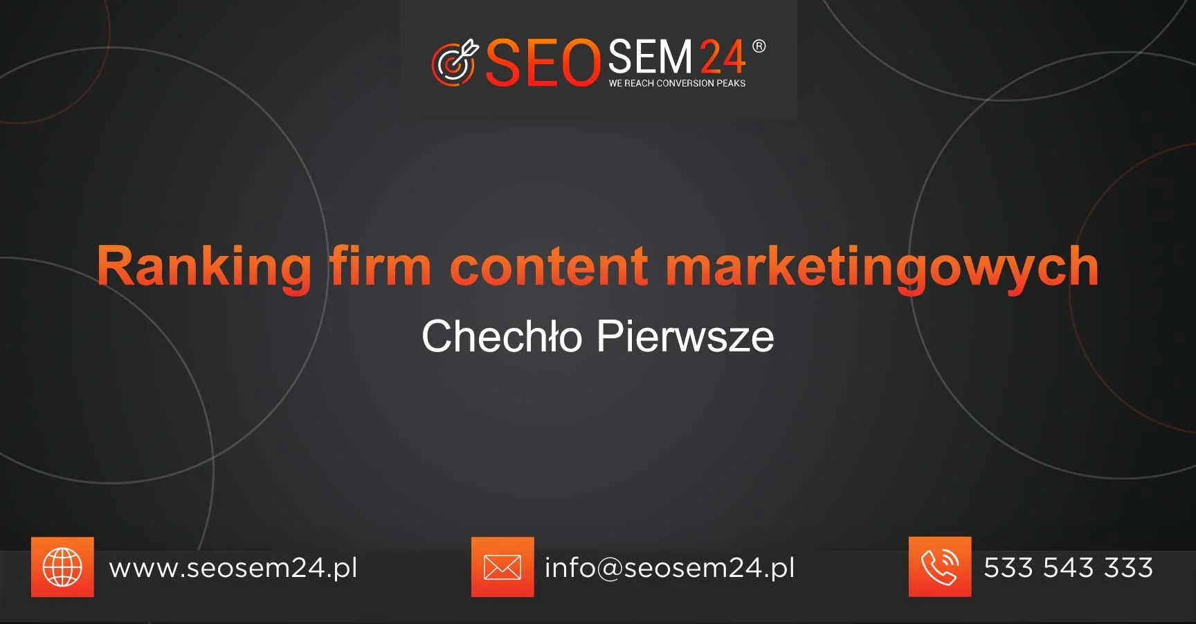 Ranking firm content marketingowych Zabierzów