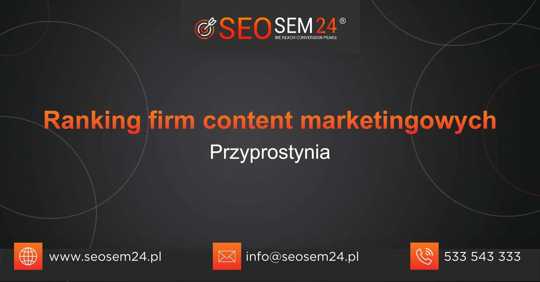 Ranking firm content marketingowych Zabierzów
