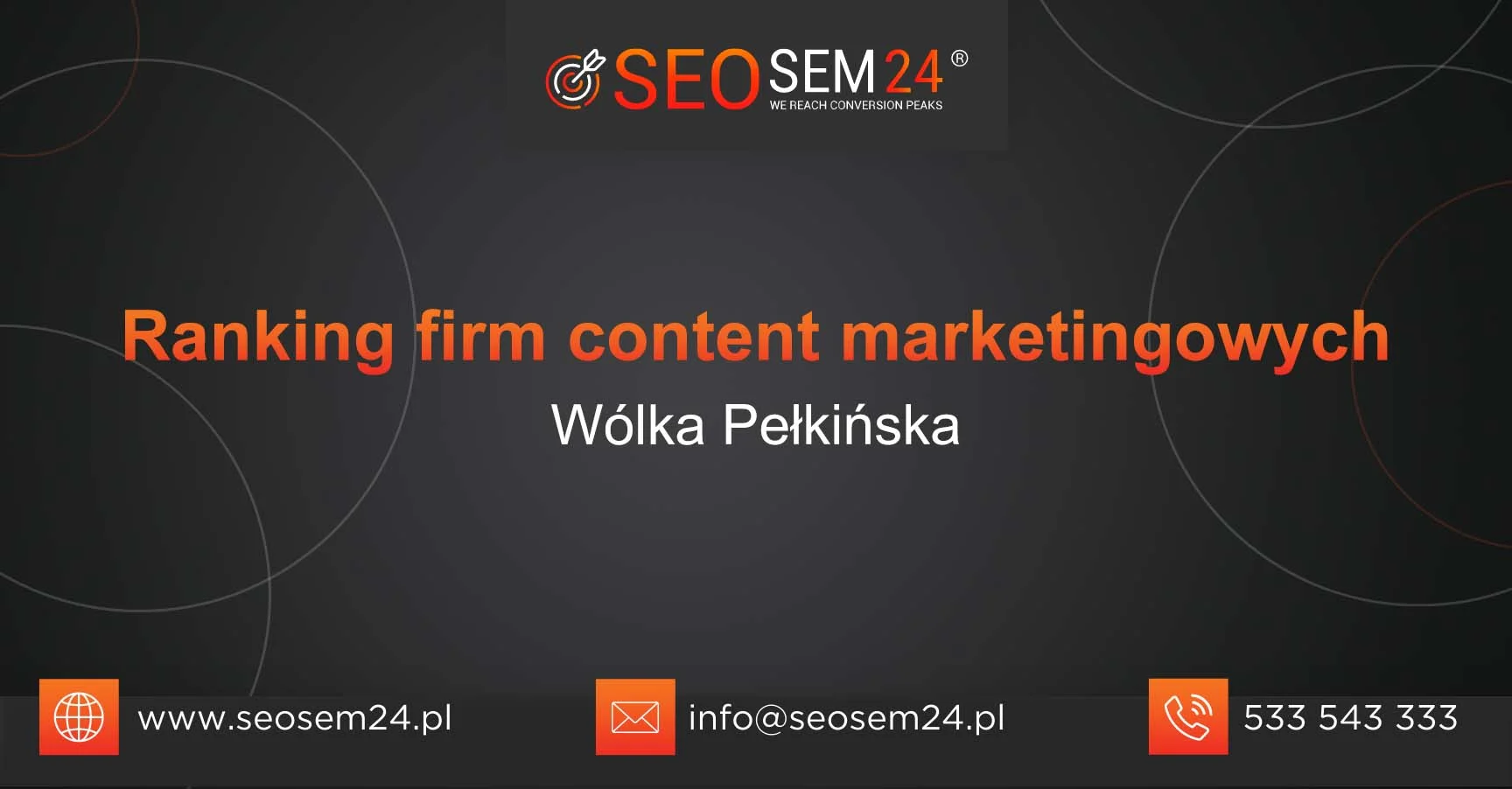 Ranking firm content marketingowych Zabierzów