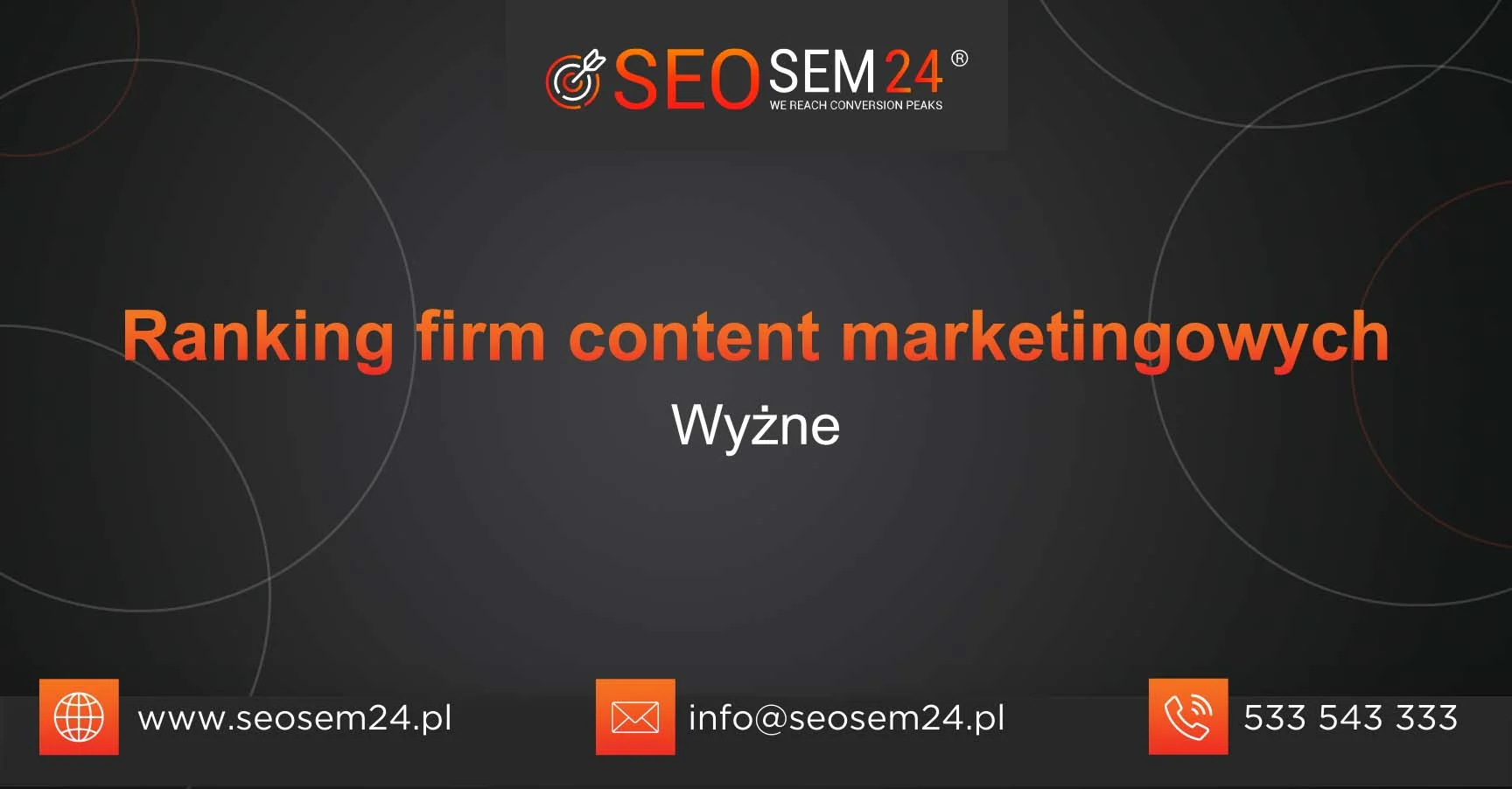 Ranking firm content marketingowych Zabierzów