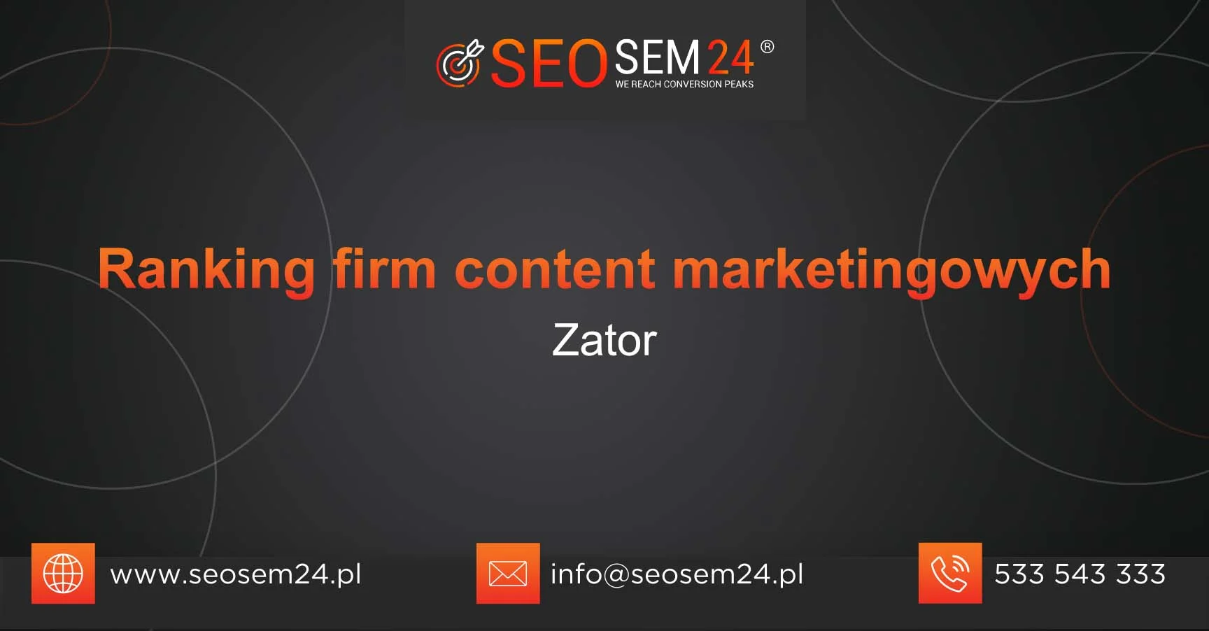 Ranking firm content marketingowych Zabierzów