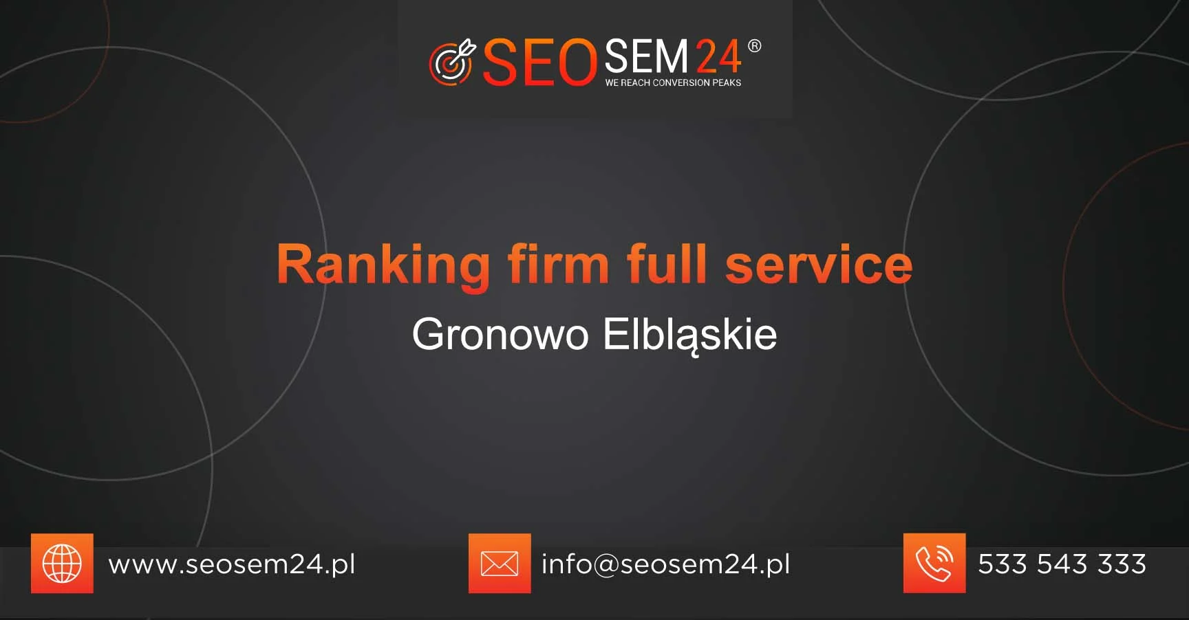 Ranking firm full service Gronowo Elbląskie