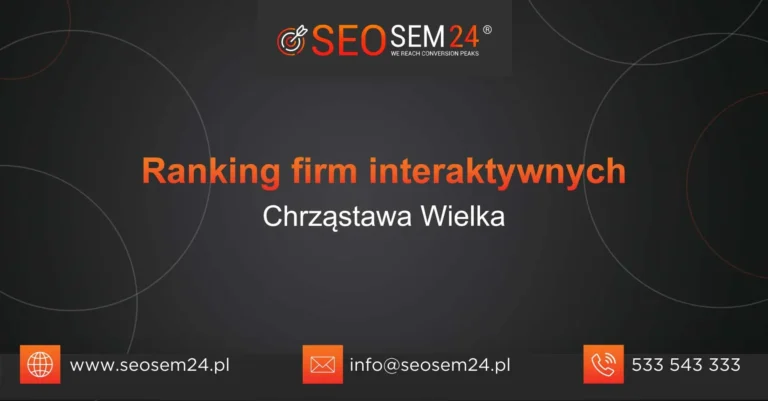 Ranking firm interaktywnych Chrząstawa Wielka