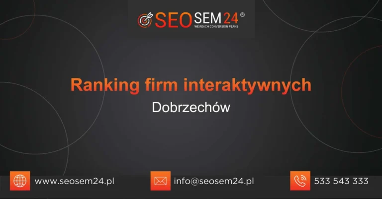 Ranking firm interaktywnych Dobrzechów