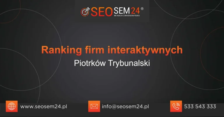 Ranking firm interaktywnych Piotrków Trybunalski