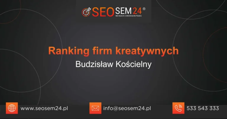 Ranking firm kreatywnych Budzisław Kościelny