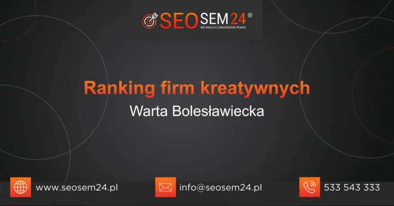 Ranking firm kreatywnych Warta Bolesławiecka