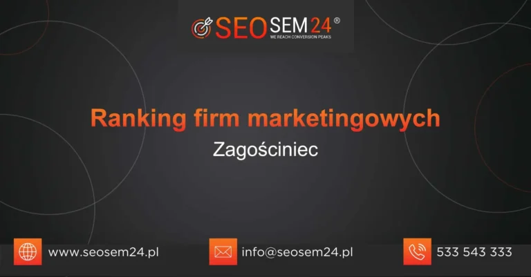 Ranking firm marketingowych Zagościniec