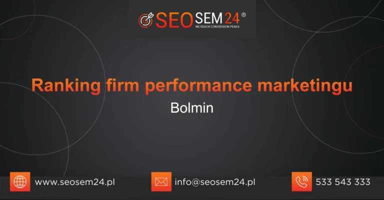 Ranking firm performance marketingu Bolmin