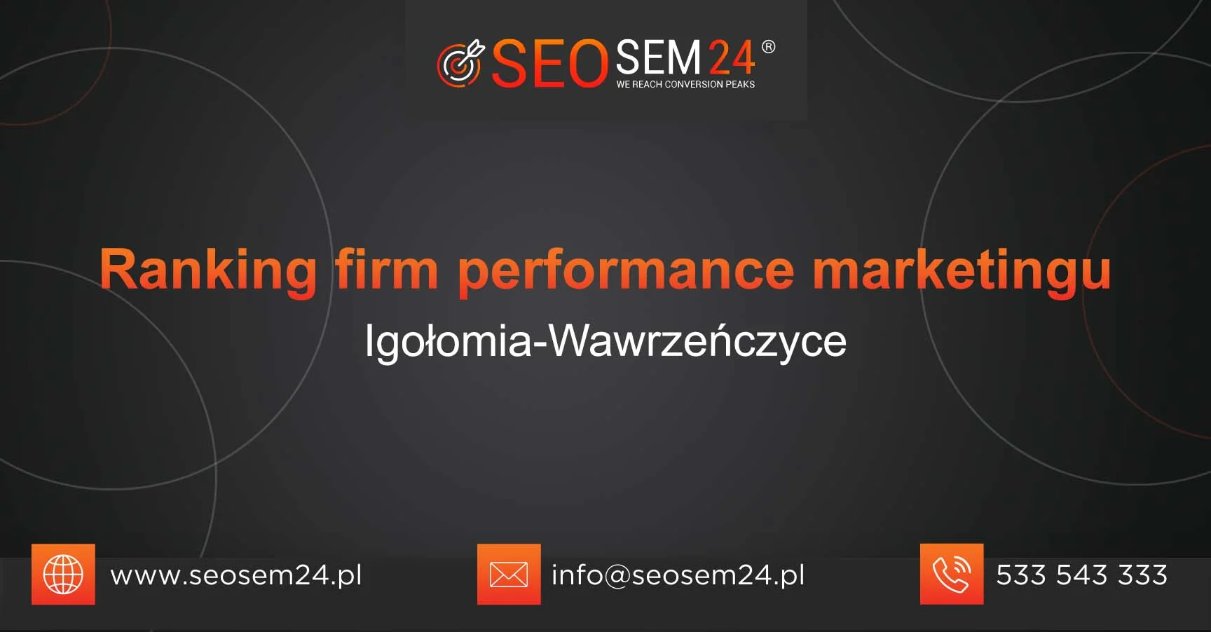 Ranking firm performance marketingu Igołomia-Wawrzeńczyce
