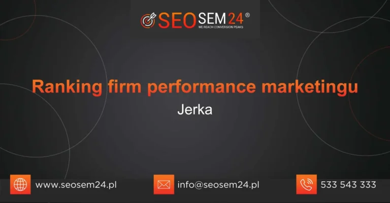 Ranking firm performance marketingu Jerka