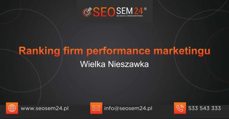 Ranking firm performance marketingu Wielka Nieszawka
