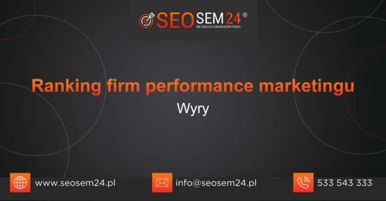 Ranking firm performance marketingu Wyry