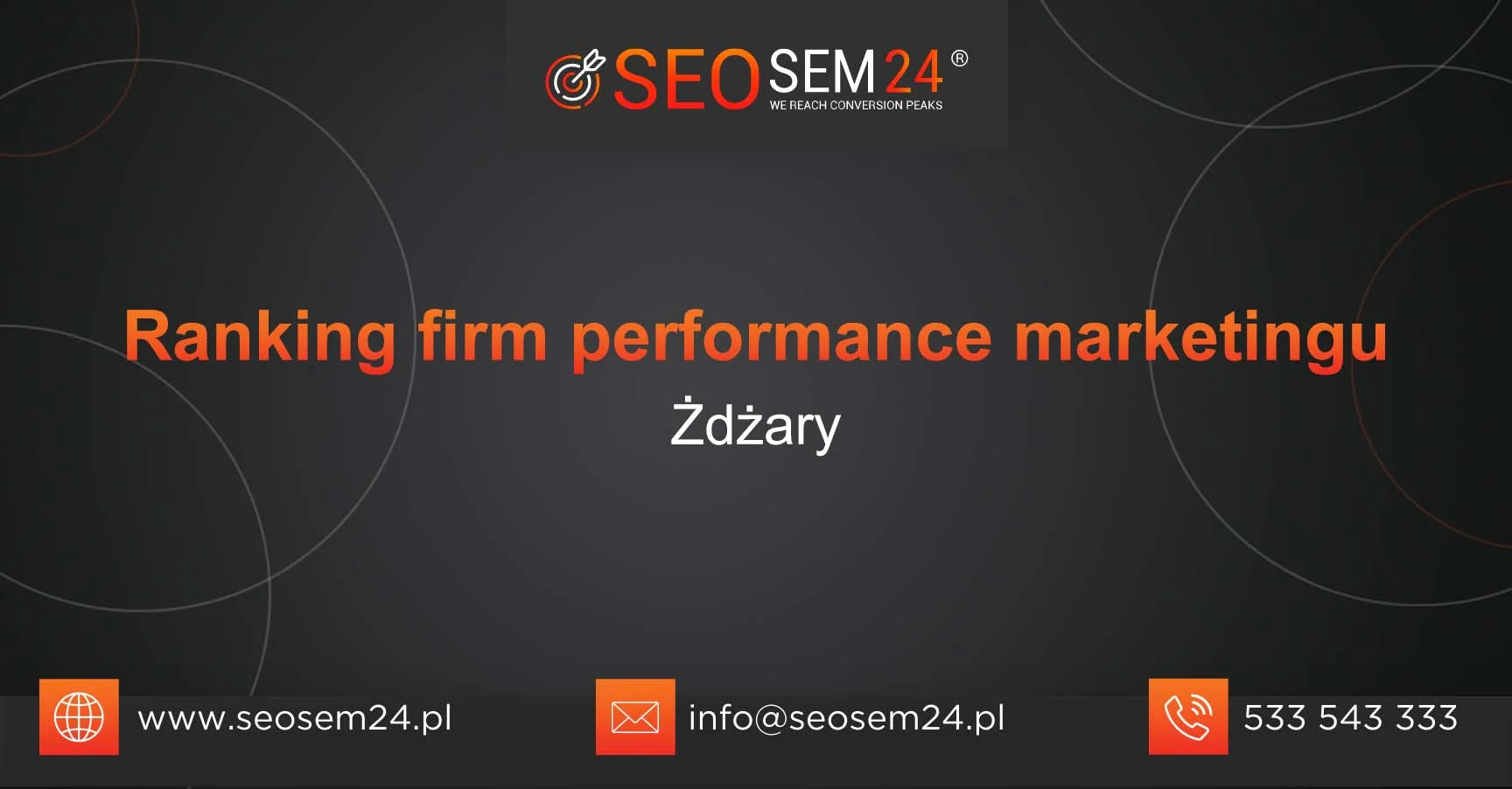 Ranking firm performance marketingu w Żdżarach