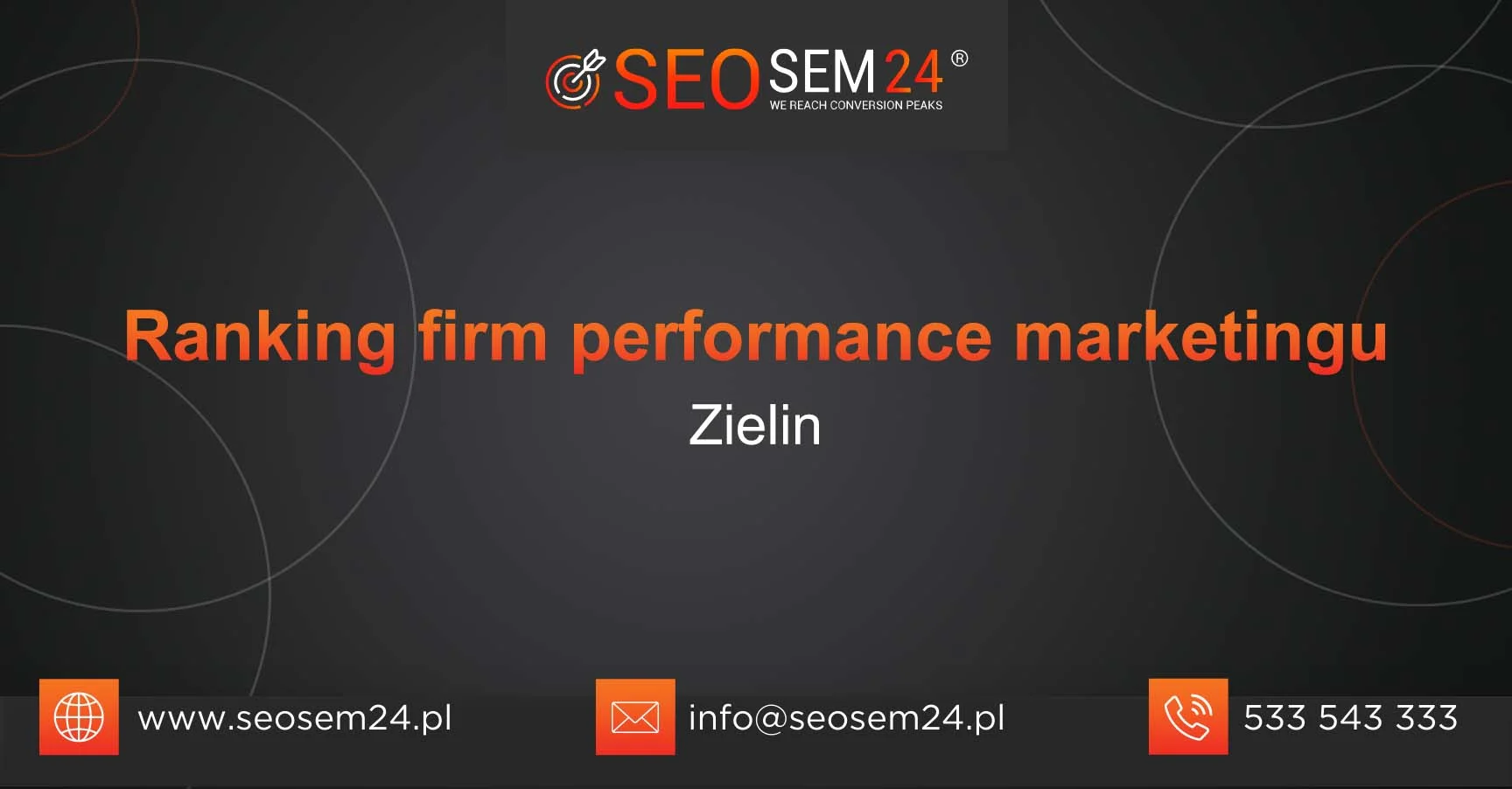 Ranking firm performance marketingu w Zielinie