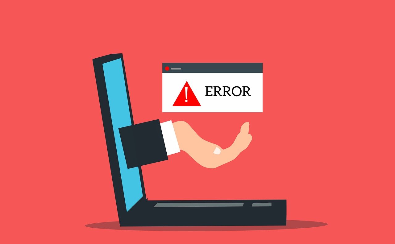 grafika z napisem Error