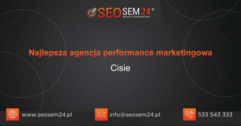 Najlepsza agencja performance marketingowa Cisie