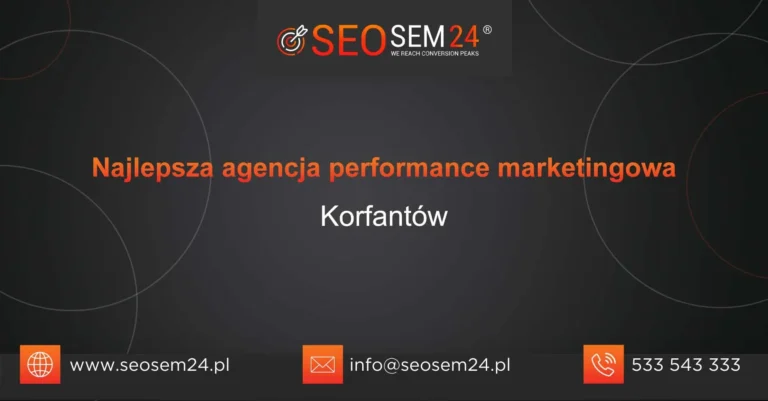 Najlepsza agencja performance marketingowa Korfantów