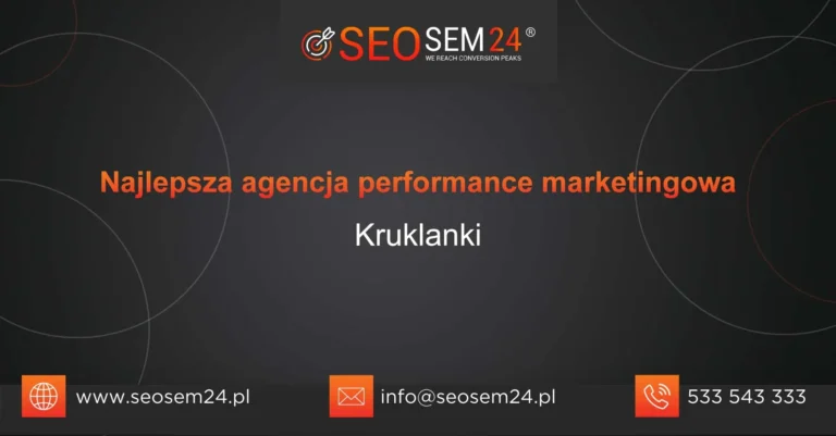 Najlepsza agencja performance marketingowa Kruklanki