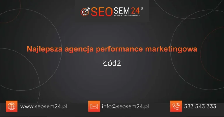 Najlepsza agencja performance marketingowa Łódź