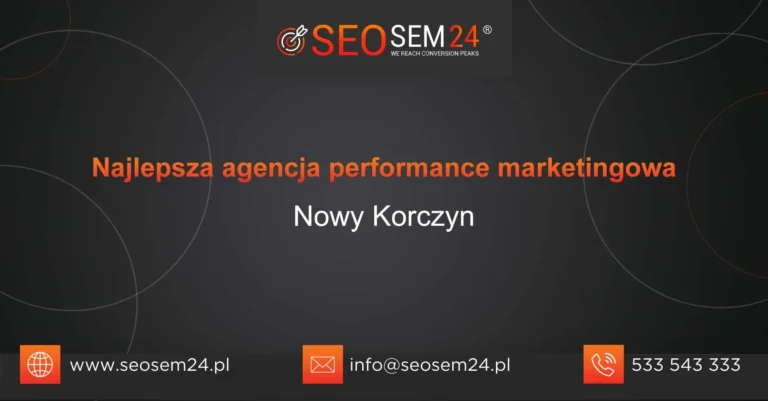Najlepsza agencja performance marketingowa Nowy Korczyn