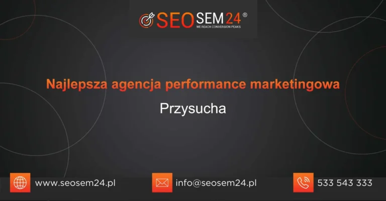 Najlepsza agencja performance marketingowa Przysucha