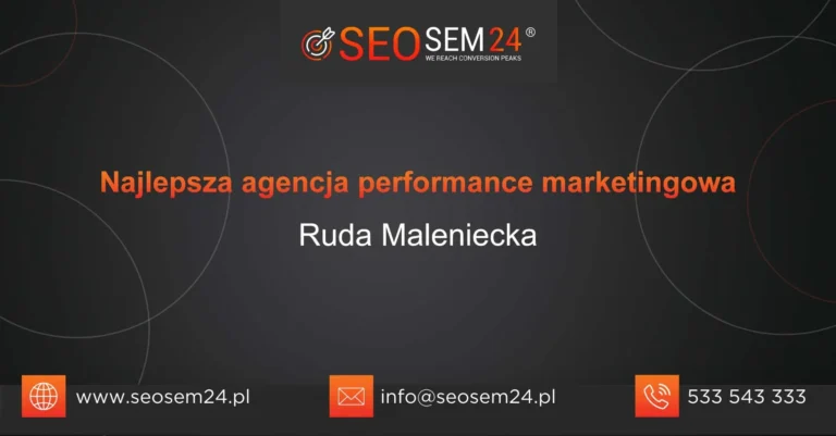 Najlepsza agencja performance marketingowa Ruda Maleniecka