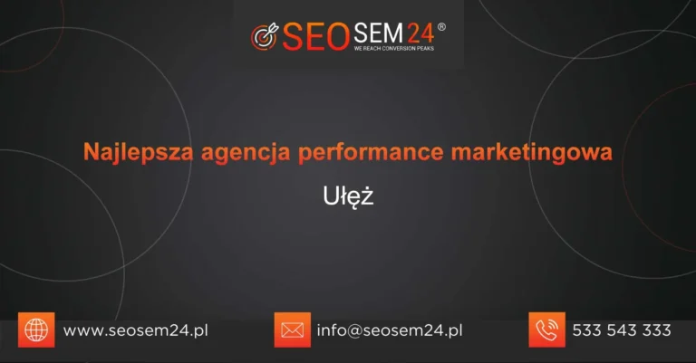Najlepsza agencja performance marketingowa Ułęż