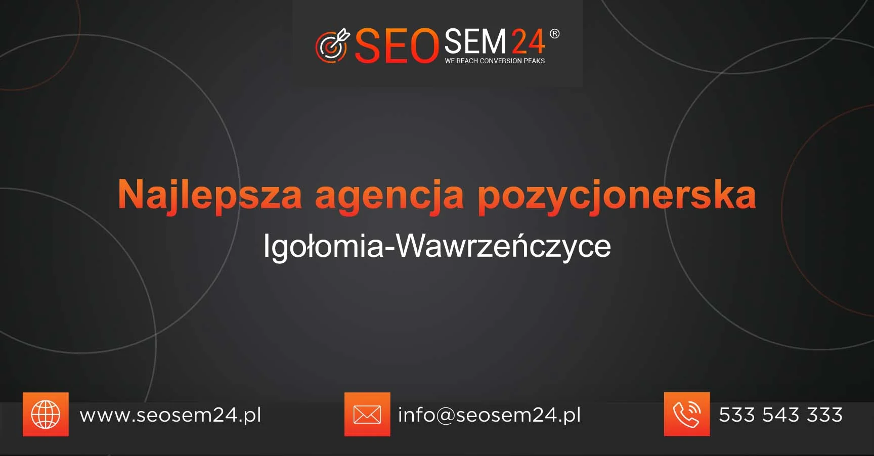 Najlepsza agencja pozycjonerska Igołomia-Wawrzeńczyce