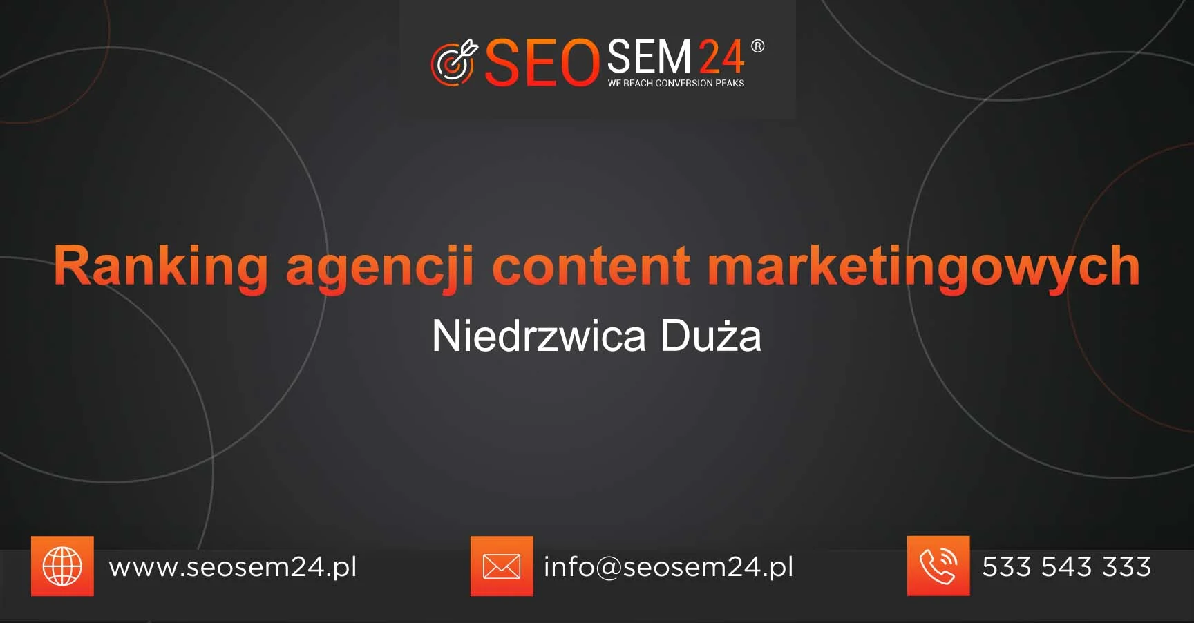 Ranking agencji content marketingowych Niedrzwica Duża