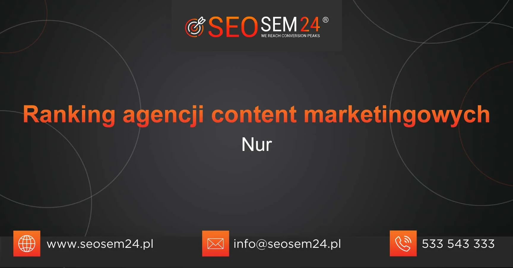 Ranking agencji content marketingowych Nur